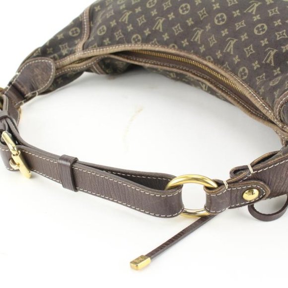 Louis Vuitton Brown Monogram Mini Lin Manon MM Hobo 24lk617s - Picture 6 of 12